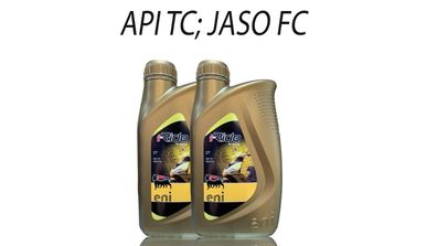 Agip / Eni i-ride scooter 2T 2x 1 Liter Dose API TC , Jaso FC