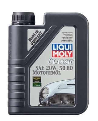 LIQUI MOLY 1128 Classic Motorenöl SAE 20W-50 HD Öl Mineralisch 1 Liter