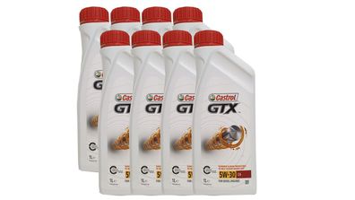 Castrol GTX 5W-30 C4 8x1 Liter, RN 0720, MB 226.51