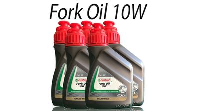 Castrol Fork Oil 10 W 5x0,5 Liter