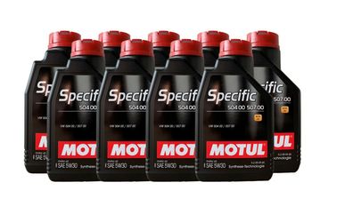 Motul Specific 504 00 - 507 00 5W-30 9x1 Liter