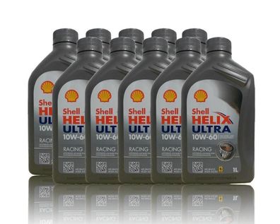 Shell Helix Racing 10W-60 Motoren?l 10x1 Liter API SN/ CF