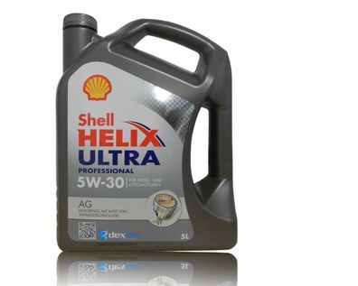 Shell Helix Ultra AG 5W30 1x5 Liter Opel GM Dexos2 Motor?l
