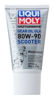 Liqui Moly 1680 Motorbike Gear Oil (GL4) 80W-90 Scooter 150 ml