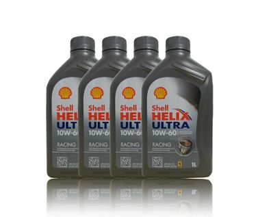 Shell Helix Ultra Racing 10W-60 4x1 Liter Motoren?l Ferarri, Fiat