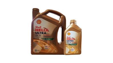 Shell Helix Ultra ECT C2/ C3 0W-30 1x5 + 1 x1 Liter , VW 50400, VW 50700