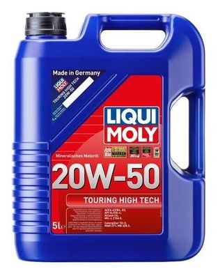 LIQUI MOLY Touring High Tech 20W-50 | 5 Liter | 1255