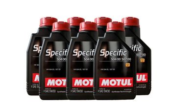 Motul Specific 504 00 - 507 00 5W-30 7x1 Liter