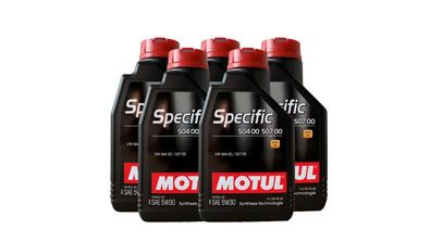 Motul Specific 504 00 - 507 00 5W-30 5x1 Liter