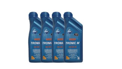 Aral High Tronic M 5W-40 4 x 1 Liter . MB 229.5, RN 700/710, VW 50200/ 50500, BMW