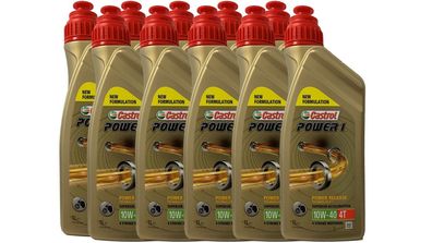 Castrol Power 1 10W-40 4T API SN, JASO MA-2 10x1 Liter