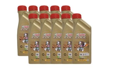 Castrol Edge 0W-20 C5 Dexos 1, Fiat 955535-Cr1, Jaguar 03.5006 10x1 Liter