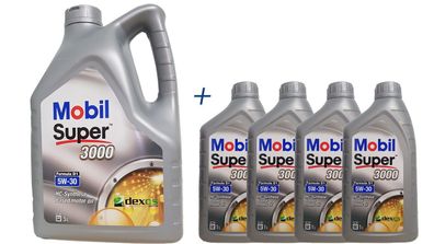 MOBIL Super 3000 Formula D1 DEXOS 1 GEN 2, Chrysler MS-6395, Ford 5 + 4x1 Liter