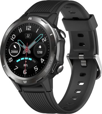Denver Bluetooth Smartwatch SW-350 Fitness Aktivitäts Tracker GPS schwarz