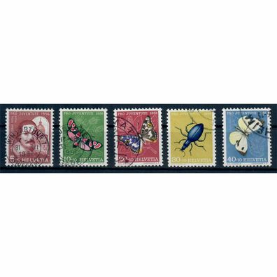 Schweiz, Pro Juventute, MiNr. 632-636, gestempelt