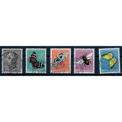 Schweiz, Pro Juventute, MiNr. 550-554, gestempelt