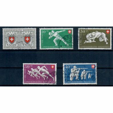 Schweiz, Pro Patria, MiNr. 545-549, gestempelt