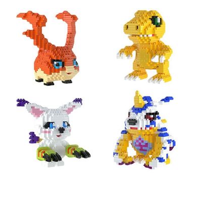 Gabumon Patamon Tailmon Block Puzzlespiel Digimon Bausteine Spielzeug KinderDIY Figur