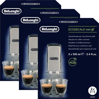 3 x Delonghi Entkalker Mini 2x100ml