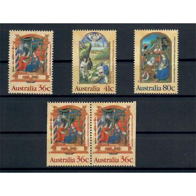 Australien, MiNr. 1177 A-1179 A, 1177 D rechts u. links geschnitten * *