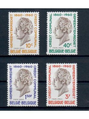 Belgien, Posten 4, postfrisch, komplette Sätze u. Marken, Michel über 25, - Euro