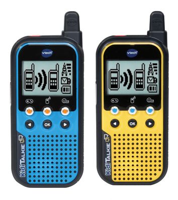 VTech walkie Talkie KidiTalkie 27,9 cm blau/ gelb 2 Stück