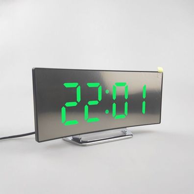 BR-Life LED-Spiegelbildschirm: Digitaler Wecker férs Schlafzimmer
