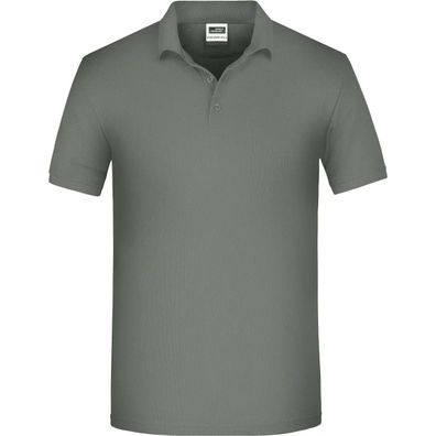 James & Nicholson Men's BIO Workwear Polo - dark-grey 108 L