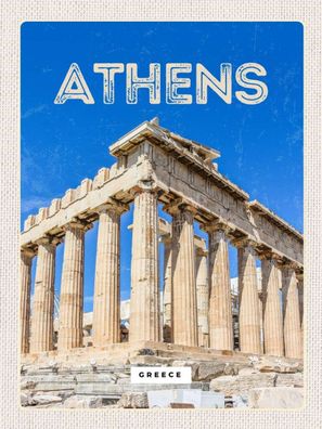Top-Schild mit Kordel, versch. Größen, ATHEN, Akropolis, Griechenland, neu & ovp