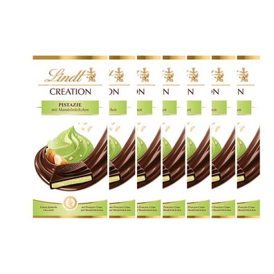 Lindt Creation Pistazie Schokolade mit Mandelstückchen 148g 7er Pack