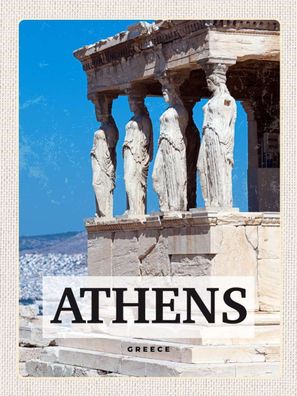 Top-Schild mit Kordel, versch. Größen, ATHEN, Tempel Ruine, Griechenland, neu & ovp 2
