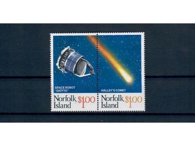 Norfolk-Insel, MiNr. 381-382 Paar * * , postfrisch, Halleyscher Komet