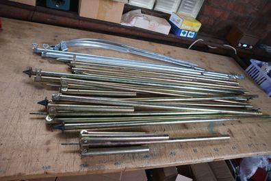 Sonnendach-Vorzelt Gerüst Stahl ca.4,40x2,30m. 22mm LagerST71