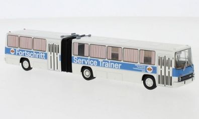 Brekina H0 1/87 59756 Ikarus 280.03 Gelenkbus weiss, blau, 1976, Fortschritt Service