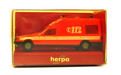 Modellauto H0 1/87 Herpa 004113 Mercedes 124L Bonna KTW Feuerwehr