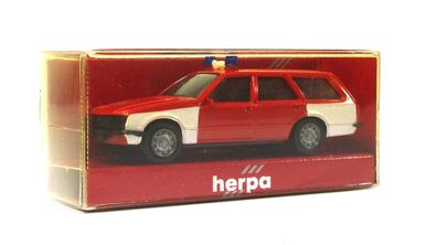 Modellauto H0 1/87 Herpa [10] 004064 Opel Rekord Caravan Feuerwehr