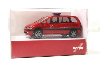 Modellauto H0 1/87 Herpa 046886 Opel Zafira Feuerwehr Essen