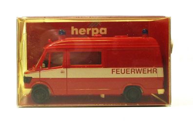 Modellauto H0 1/87 Herpa 001844 MB 207D RTW Feuerwehr