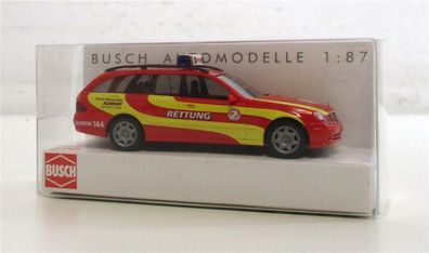 Modellauto H0 1/87 Busch 49460 MB E-Klasse T FFW Admont (A)