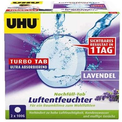UHU TurboTabs Lavendel. 2x100g DFI