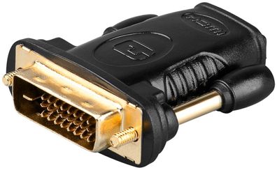 goobay HDMI/ DVI D Adapter 24 polig vergoldet (Bulk)