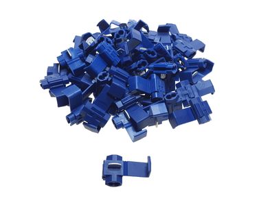 baytronic 50x Schnellverbinder / Spannungsdieb blau