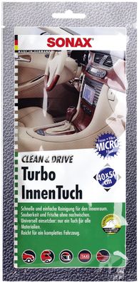 SONAX Clean&Drive TurboInnenTuch 40 x 50 cm