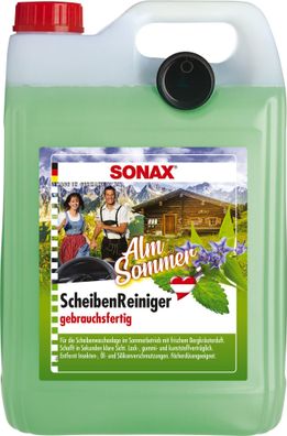 SONAX ScheibenReiniger gebrauchsfertig AlmSommer 5 L