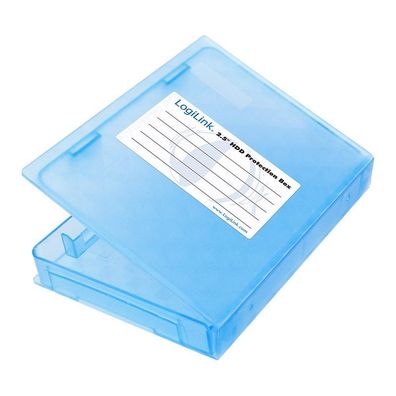 LogiLink Festplatten Schutz Box für 2,5" HDDs blau (Bulk)