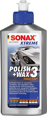 SONAX XTREME Polish + Wax 3 Hybrid NPT 250 ml