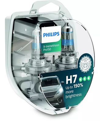 Philips X-tremeVision Pro150 H7 12V 55W PX26d (2er Box)