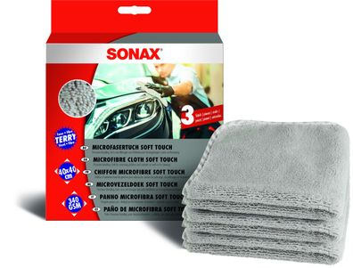 SONAX MicrofaserTuch soft touch (3er Pack)