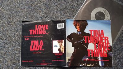 Tina Turner - Love thing UK 7'' Single POSTER COVER