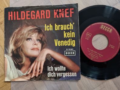 Hildegard Knef - Ich brauch' kein Venedig 7'' Vinyl Germany